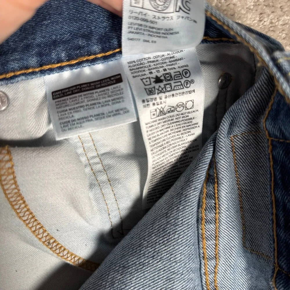 Levis 550 Relaxed Fit Tapered Leg Jeans Mens 44x30 Blue Denim Medium Wash